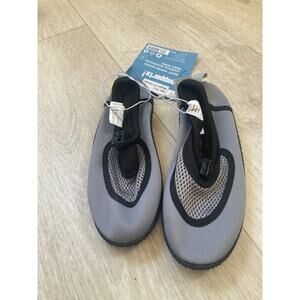 NWT Grey & Black Boys Water Shoes, Size 2